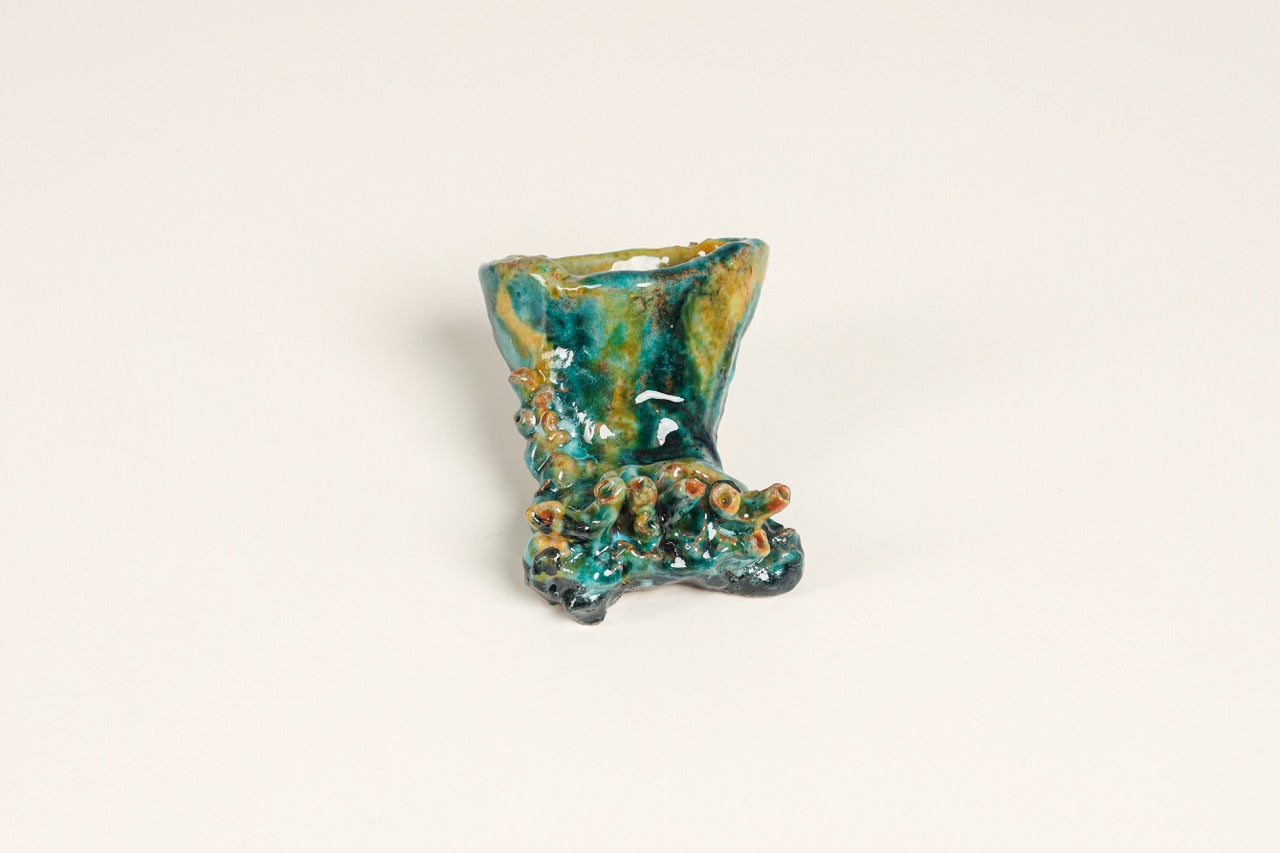 Ventotene Cutlery and Napkin holder in Ventotene Glaze