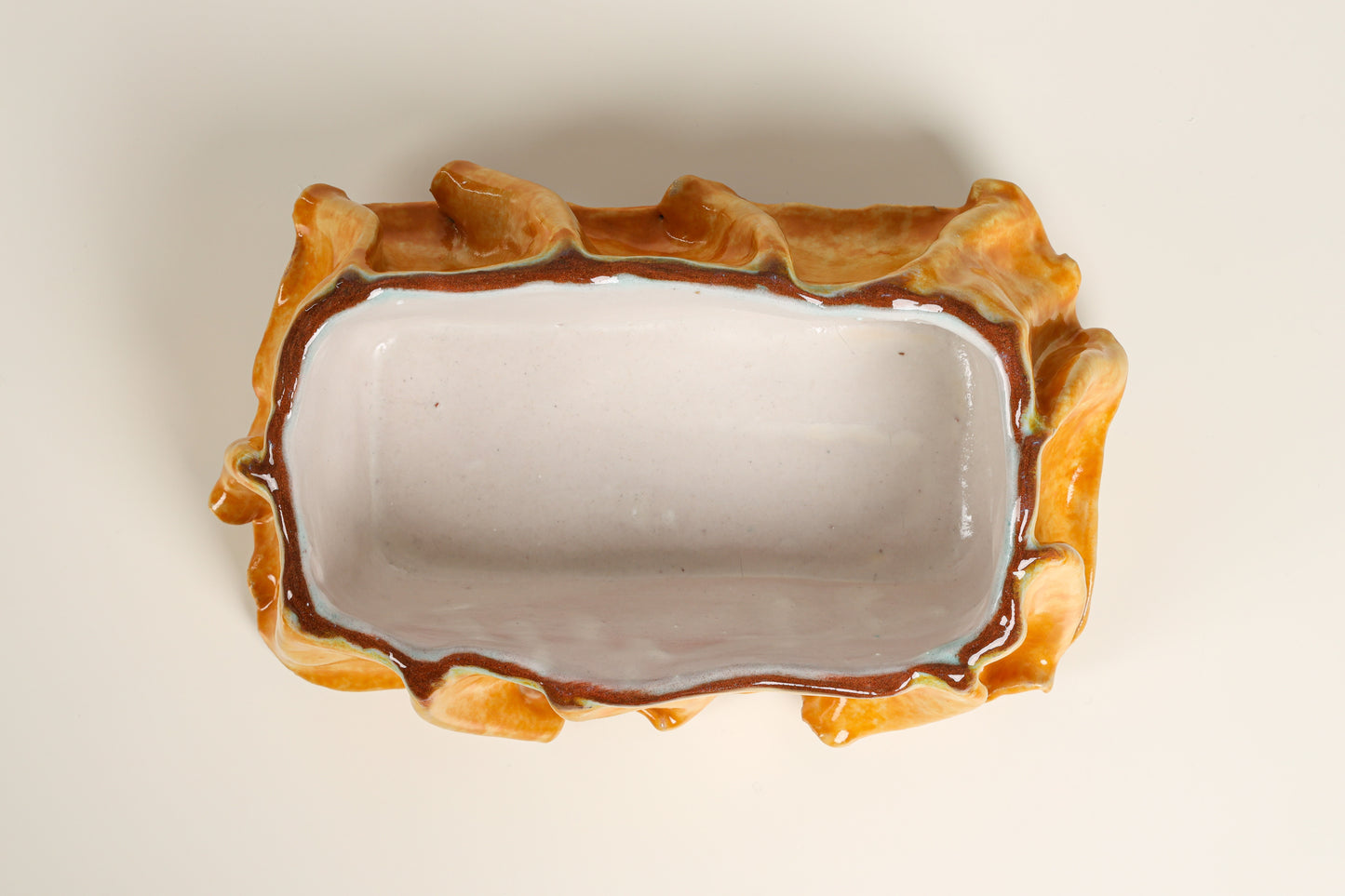 Marama Bowl in Amber Glaze