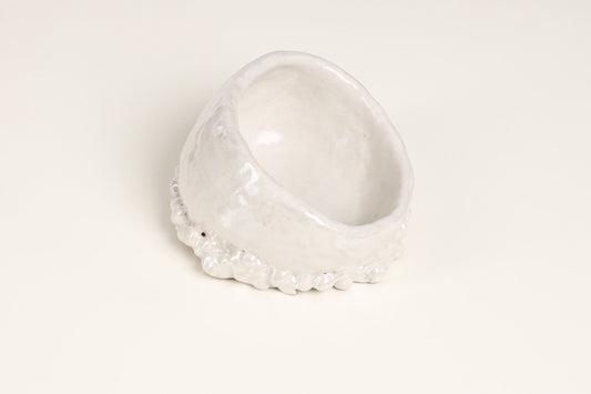 Grotta del Polpo Decorative Plate in Pearl