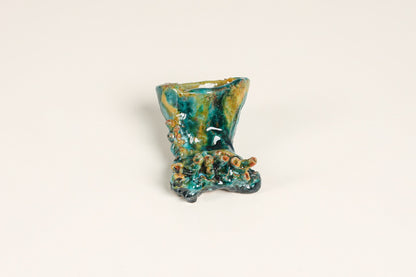 Ventotene Cutlery and Napkin holder in Ventotene Glaze