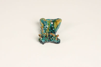 Ventotene Cutlery and Napkin holder in Ventotene Glaze