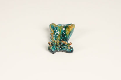 Ventotene Cutlery and Napkin holder in Ventotene Glaze