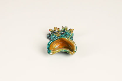 Ventotene Cutlery and Napkin holder in Ventotene Glaze