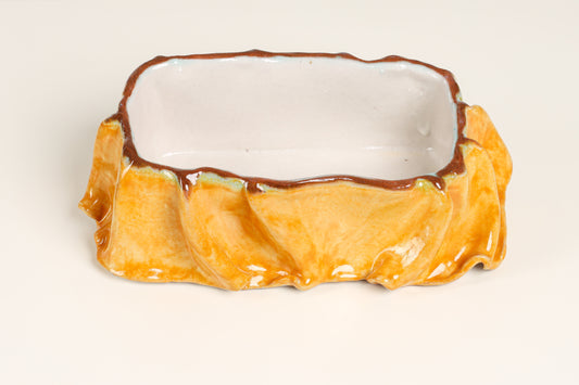 Marama Bowl in Amber Glaze