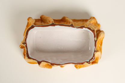 Marama Bowl in Amber Glaze