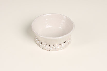 Alcide Bowl in Pearl Glaze