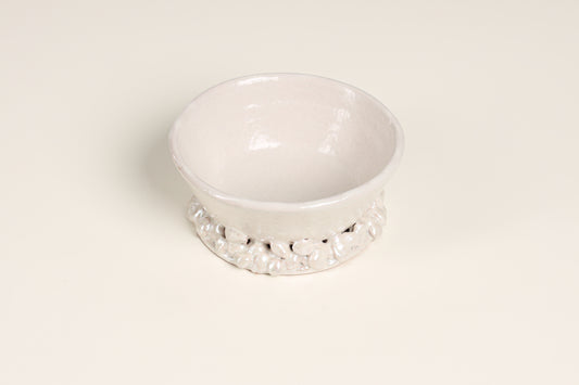 Alcide Bowl in Pearl Glaze